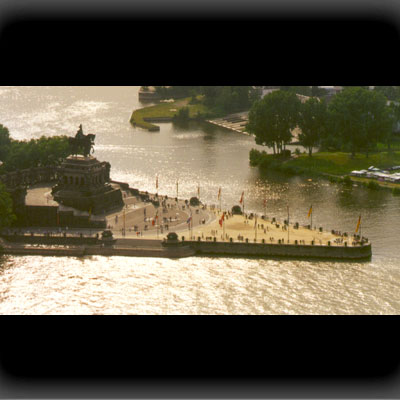 Deutsches Eck bei Koblenz