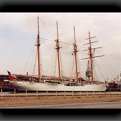 Segelschiff in Lübeck