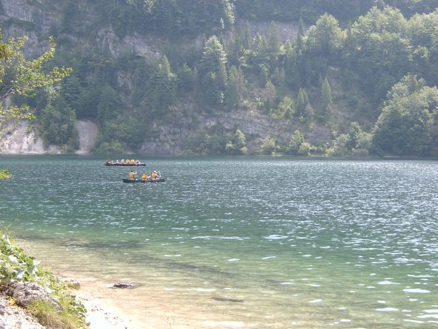 Lago del Predil an der Sella Nevea