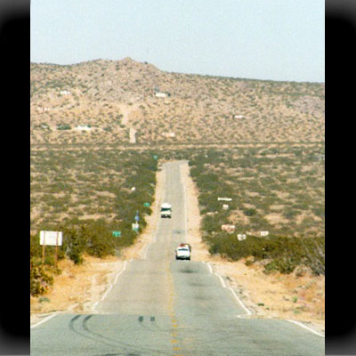 Highway durch die Wüste